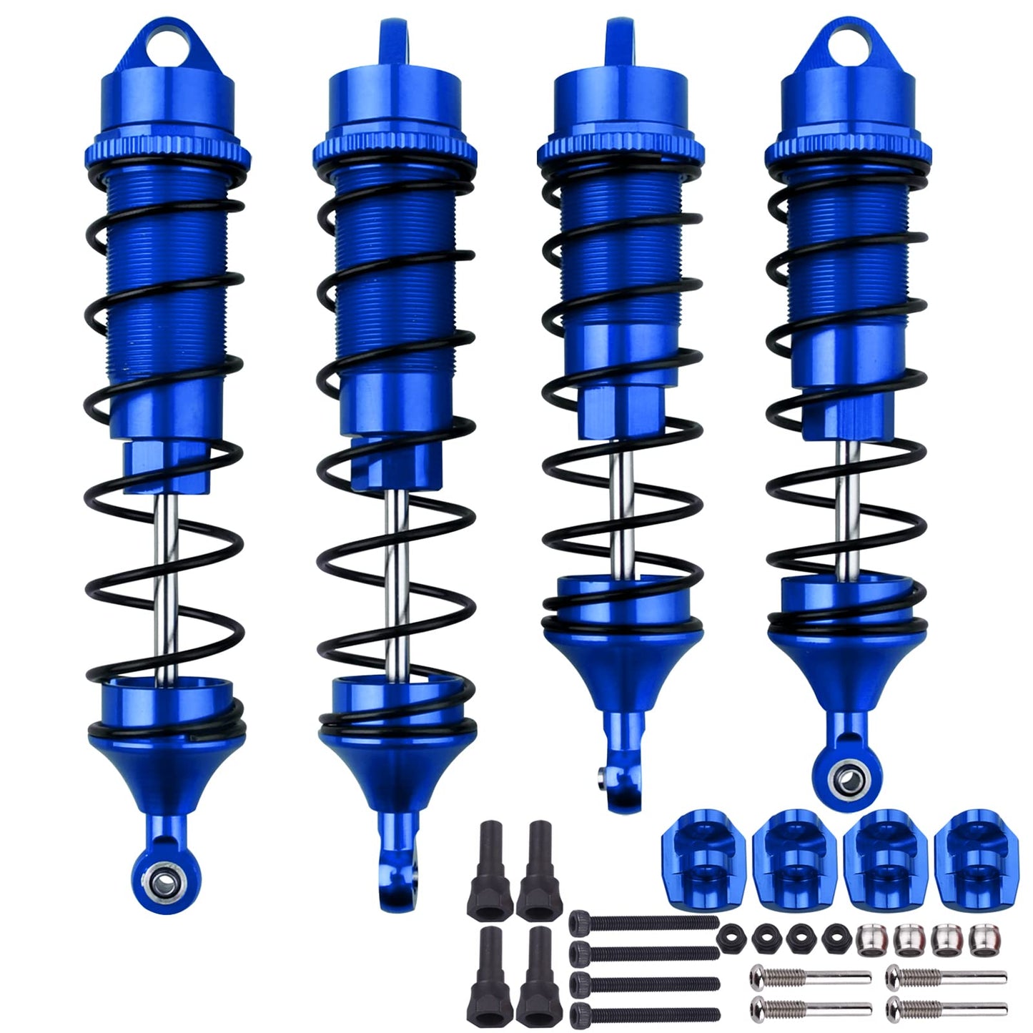 Aluminum Shocks Absorbers Assembled All Metal for Arrma 1/8 Kraton Notorious Outcast 6S BLX Upgrades Parts, Front & Rear, Replac