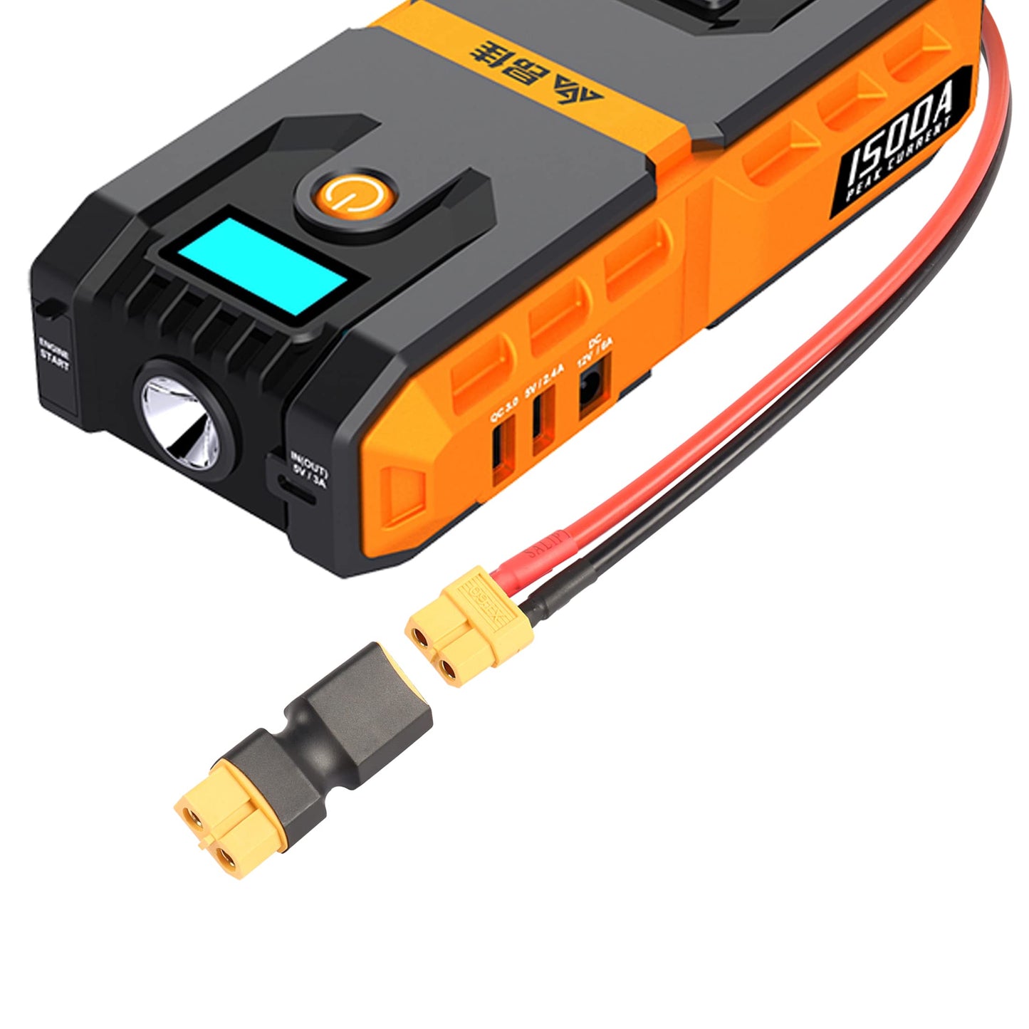 RIIEYOCA XT60 Male to Female Connector no Wire Adapter,XT60 Connector Adapter for RC FPV Car Plane Drone LiPo Battery etc XT60 P