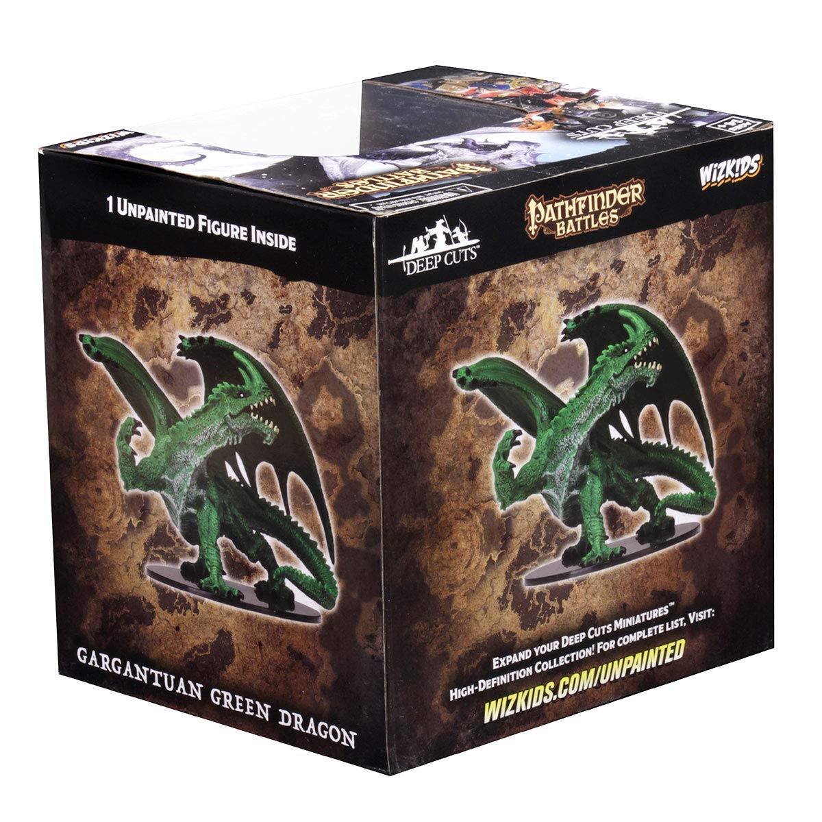Pathfinder Battles Deep Cuts - Gargantuan Green Dragon