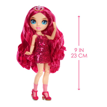 Rainbow High Jr High Series 2 Stella Monroe- 9'' Fuchsia Pink Posable Fashion Doll With Designer Accessories And Open/Close Back