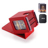 Mtg Deck Box, Double Display Window Deck Box Mtg, Commander Deck Box Fits 120+ Single Sleeved Cards, Pu Leather Magnetic Closure