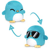 TeeTurtle Plushmates Cool Sunglasses Penguin - Soft Sensory Fidget Toy, Huggable Stuffed Animal for Father's Day Gift