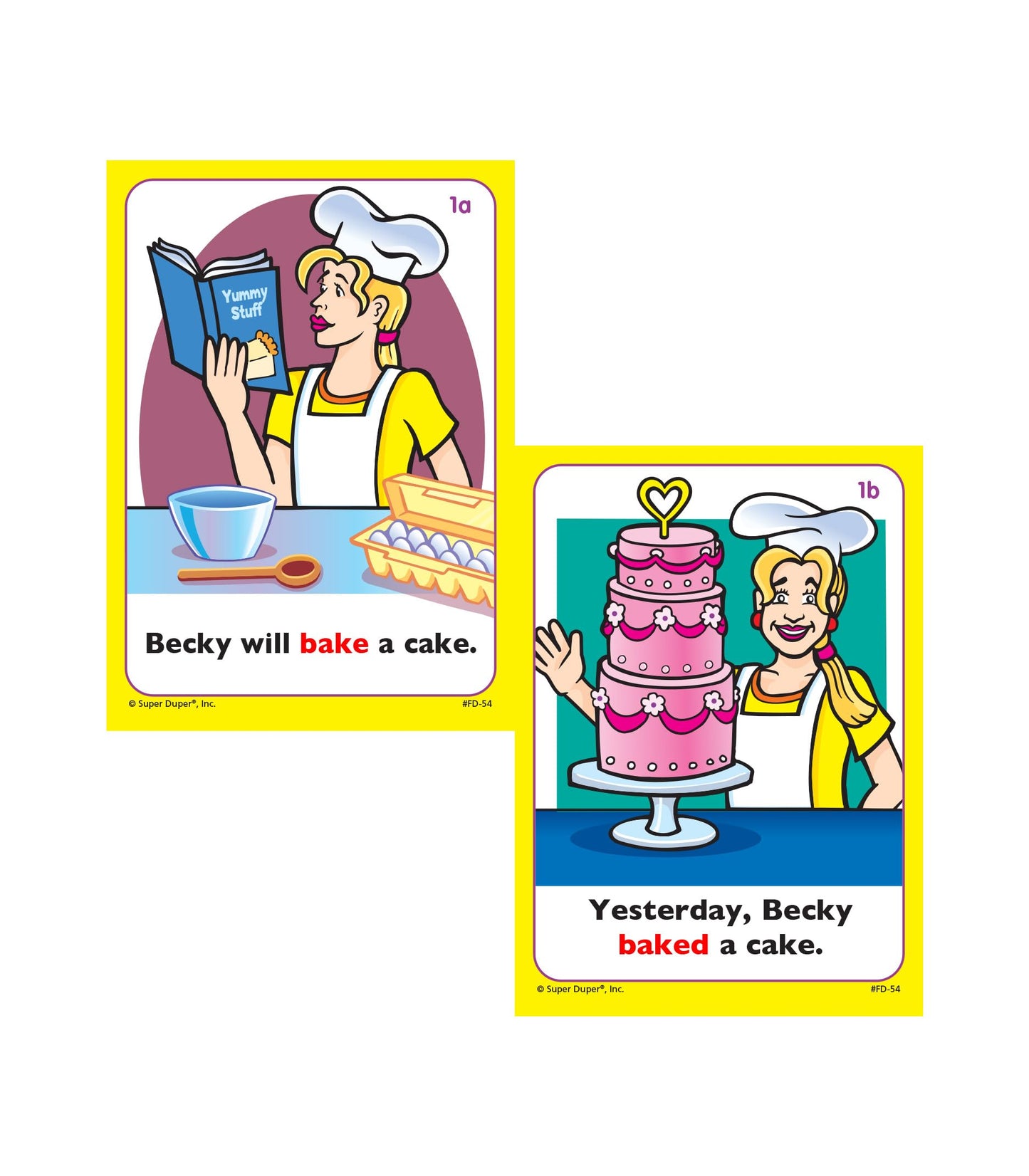 Super Duper Publications | Regular Past Tense Verbs And Irregular Verbs Fun Deck Cards Bundle | Educational Learning Resource Fo