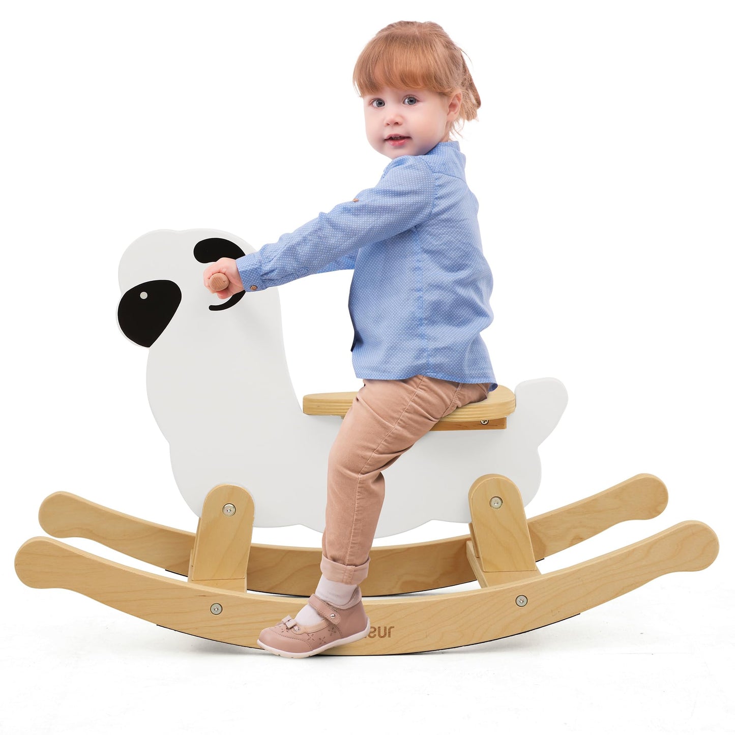 Belleur Rocking Horse For Kids 1-3 Years Old, Premium Wooden Rocking Toy For Toddlers For Indoor & Outdoor Activities, Baby Hors