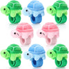 Lenwen 8 Pcs Solid Turtle Stuffed Animals Slap Bracelets For Kids Plush Animal Cute Wrist Slap Bands For Birthday Party Favors B
