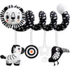 Baby Carseat Toy Black & White Rattle Spiral Hanging Activity Stroller Toy For Newborns Boys And Girls - Lion