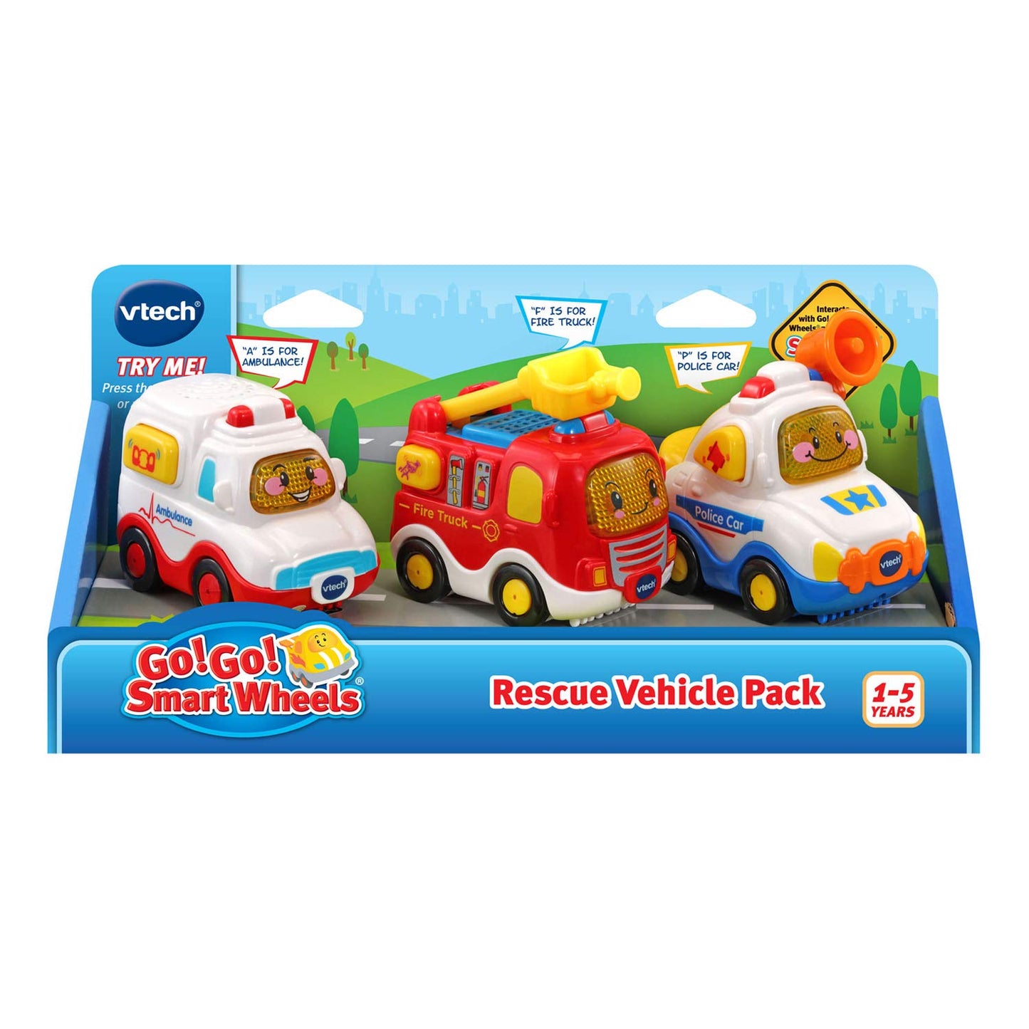 Vtech Go! Go! Smart Wheels Rescue Vehicle Pack
