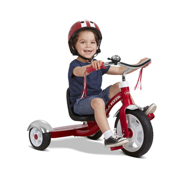 Radio Flyer Big Red Classic Tricycle for Toddlers Age 2.5-5, Large Alloy Steel, Red, Model 405Z