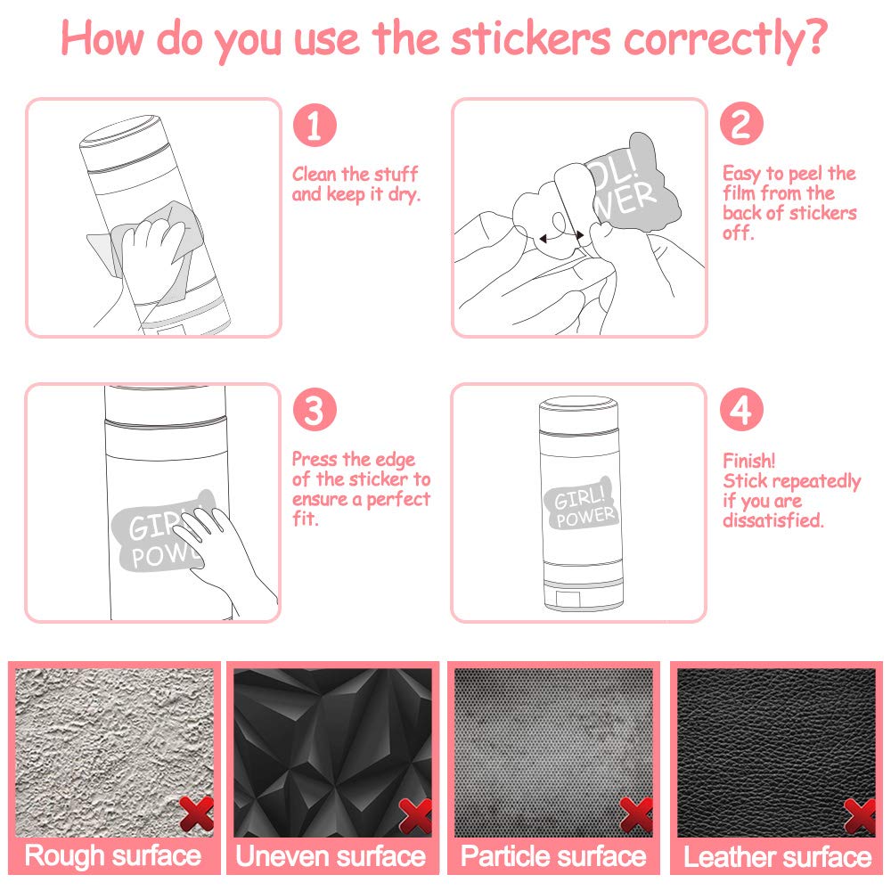 Summer Beach Kids Stickers For Water Bottles Waterproof Stickers Cute Girl Stickers For Hydroflask Computer Stickers For Girls(5