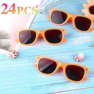 Miahart 24 Pack Kids Sunglasses Party Glasses Bulk Goody Bag Fillers For Boys And Girls Birthday Party Summer Party Supplies, Or
