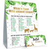 What'S Your Wild Animal Name Game - Wild Animal Birthday Party Game,Girl And Boy Birthday Supplies, Activity, Decorations(1 Wild