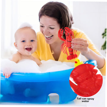 Lobster Shape Rubber Model Toy Simulation Soft Seafood Model Toy Pinch Children'S Toys For Kids Birthday Party Decoration Plasti