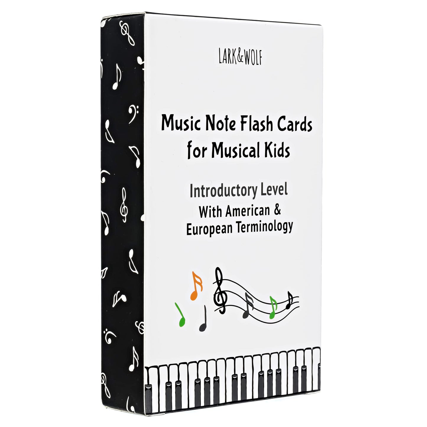 Learn To Read Music Flashcards By Lark & Wolf. 56 Large Size Music Note Theory Flashcards For Kids Piano