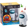 P.M.I. Among Us Crewmate Figure With Stamper | 4.5-Inch-Tall Among Us Toy + 3 Hidden Accessories| Among Us Party Favors And Playable Collectibles | Crewmate In The Egg Hat