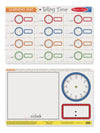 Melissa & Doug Telling Time Write-a-Mat