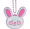 Easter Bunny Bling Necklace | 26'' | 1 Piece