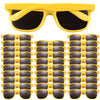 Fepito 30 Pieces Party Sunglasses Bulk For Birthday Party Supplies Treat Bag Fillers For Beach Pool Party Toys, Yellow