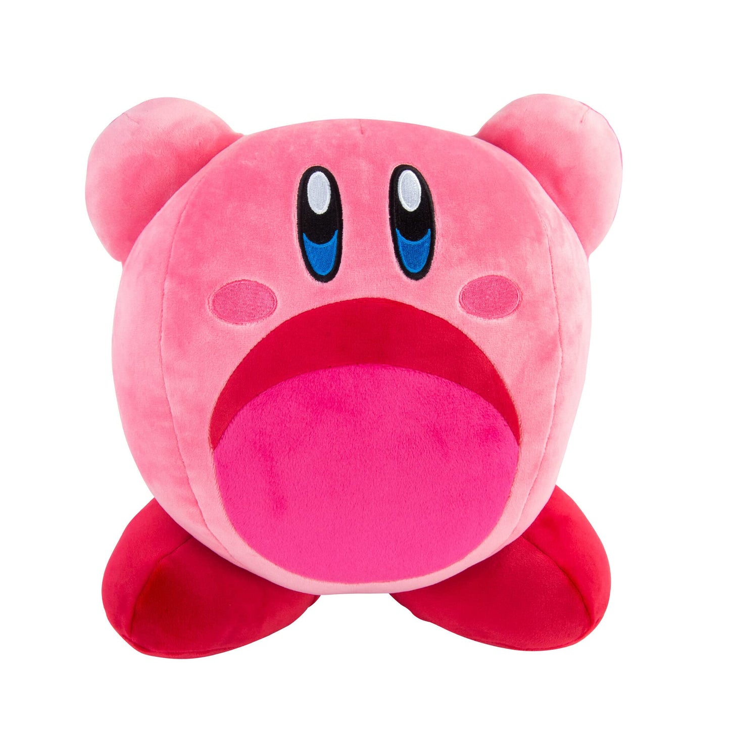 Club Mocchi Mocchi- Kirby Plush - Inhaling Kirby Plushie - Squishy Kirby Toys - Collectible Kirby Figures And Cute Stuffed Animals - Soft Plush Toys And Kirby Room Decor - 15 Inch