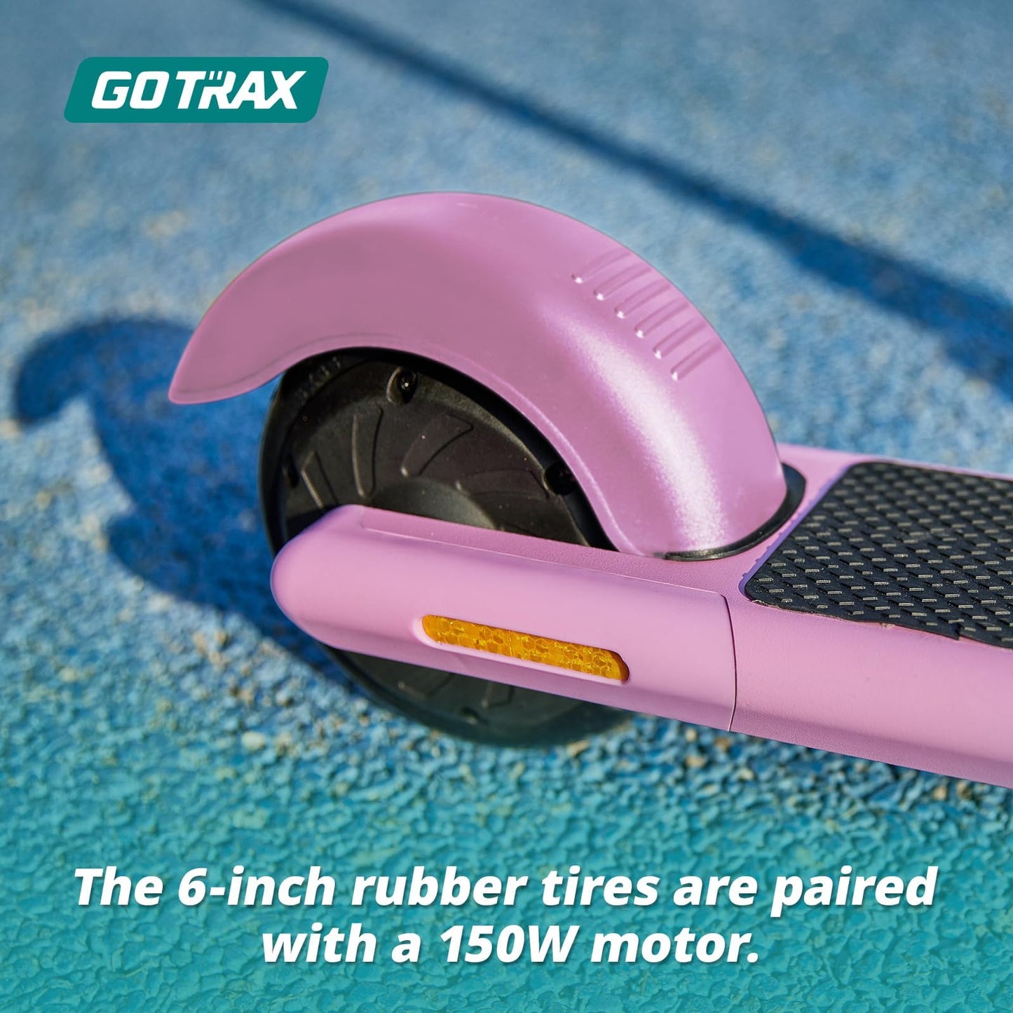 Gotrax GKS Electric Scooter, Kick-Start Boost and Gravity Sensor Kids Electric Scooter, 6 Wheels UL Certificated E Scooter for K