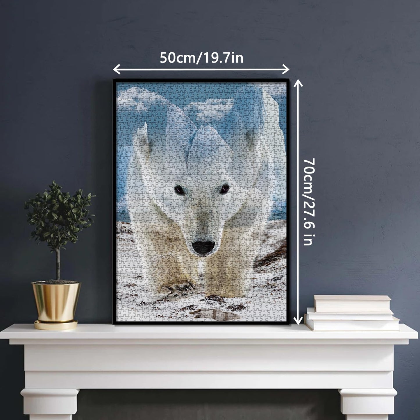 Animal Bear Jigsaw Puzzle for mature-themed 1000 Piece Challenging Impossible Difficult Hard Puzzles for mature-themed Nature Wildlife Hunting Puzzle 1000 Pieces