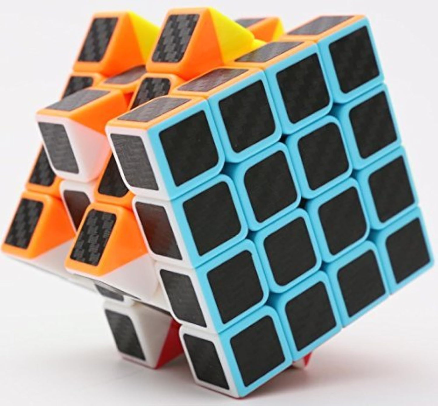 Cfmour Original Speed Cube 4X4X4, Fast Magic Cube For Kids, Smooth Carbon Fiber Cubes, Puzzle Toys