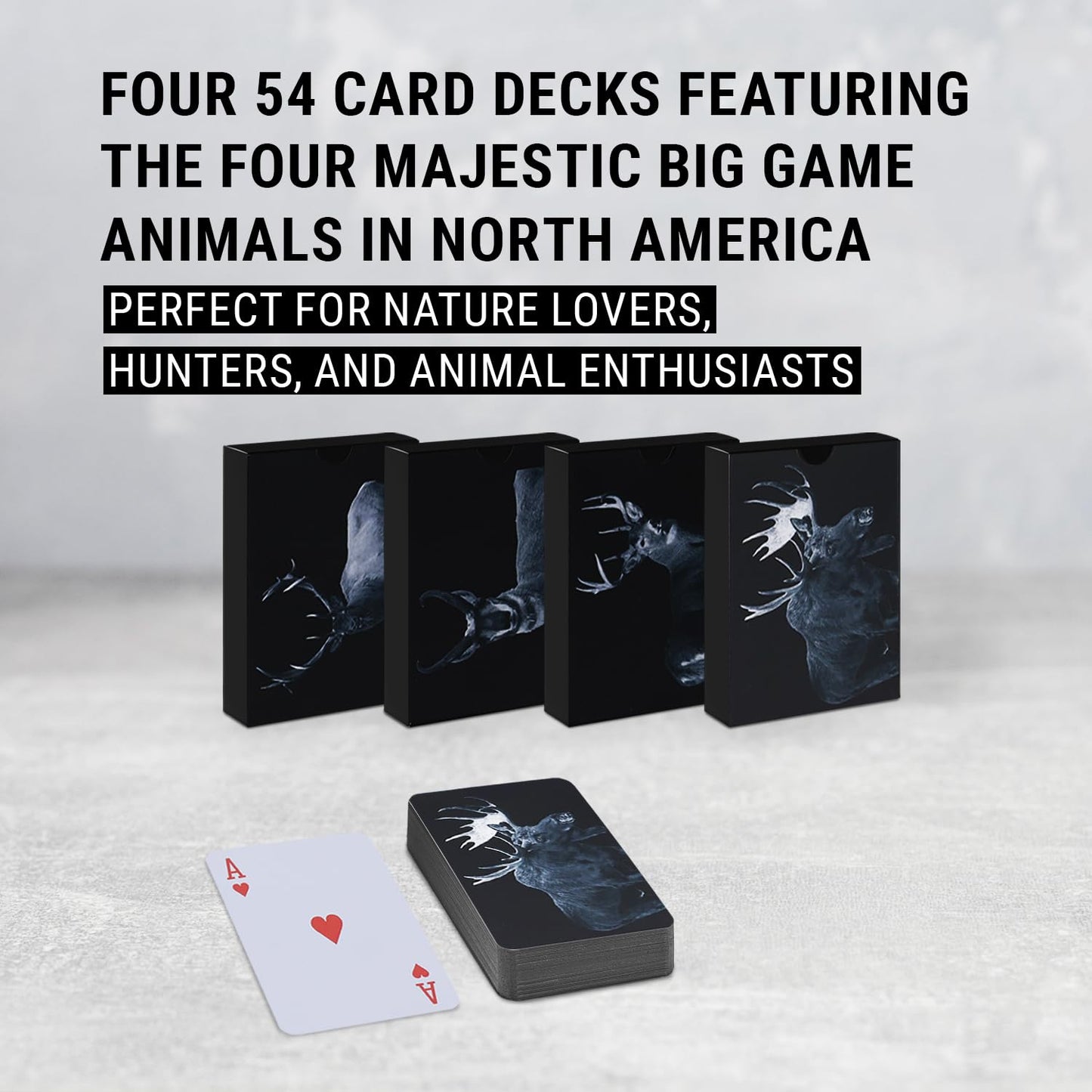 Guytrendz Big Game Playing Cards With Organizer Box Waterproof Stylish Playing Cards, Cool Deck Of Cards, Poker Cards For Collec