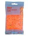 Hama 207-38 Beads 1,000 Bead Refill Bag - Neon Orange