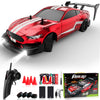RC Drift Car 1:16 Scale Remote Control Car 4WD RC Car with LED Lights RTR 2.4GHz 30km/h High Speed Racing Drifting Toy Car for A
