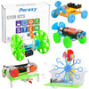 Poraxy 5 Set Stem Science Kits For Kids Ages 8-12, Robotics Model Car, Toys For Ages 8-13, Building Engineering Experiment Projects, Birthday Gifts For Boys Girls 6 7 8 9 10 11 12 13 Year Old
