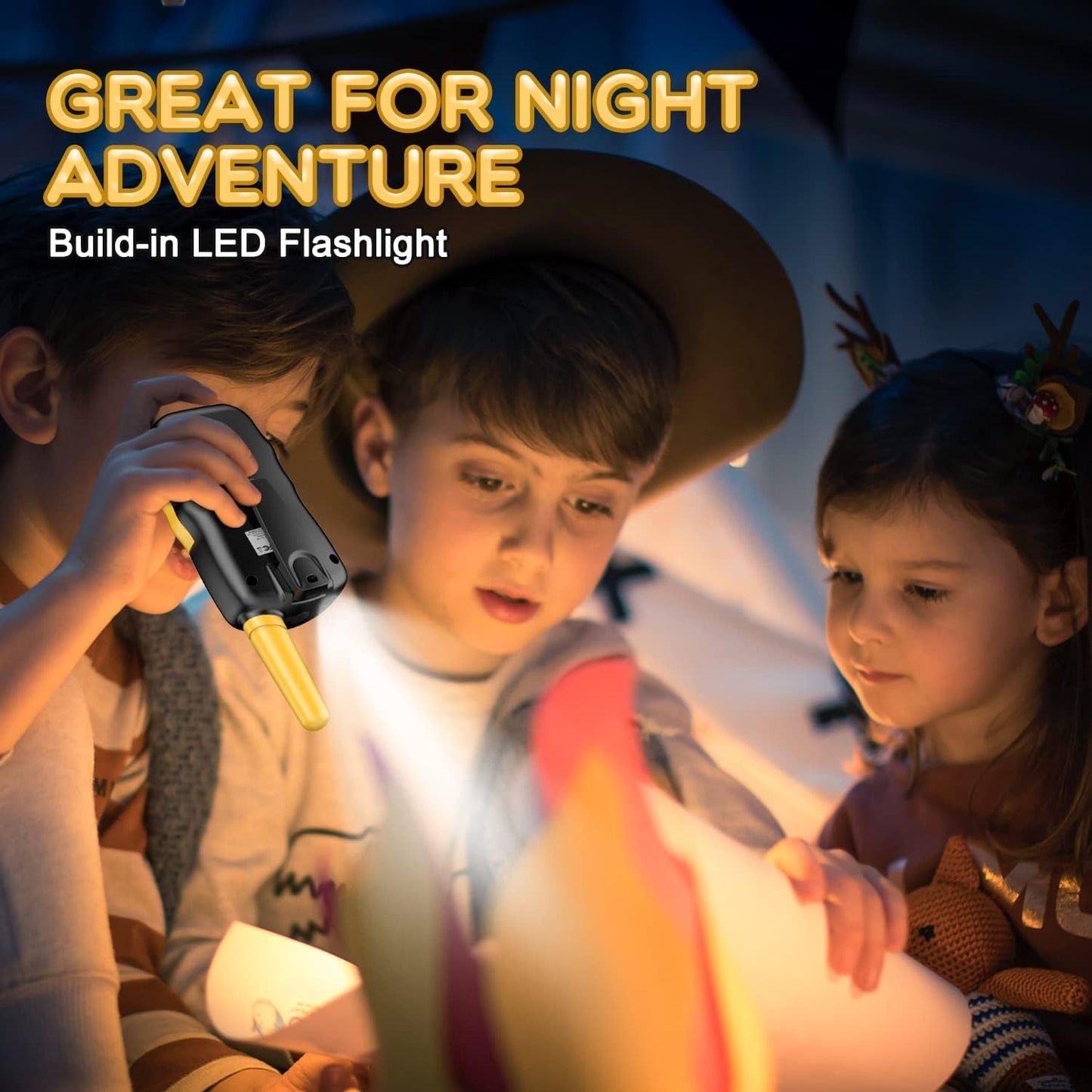 Selieve Toys For 4-14 Year Old Children'S, Walkie Talkies For Kids 22 Channels 2 Way Radio Toy With Backlit Lcd Flashlight, 3 Mi