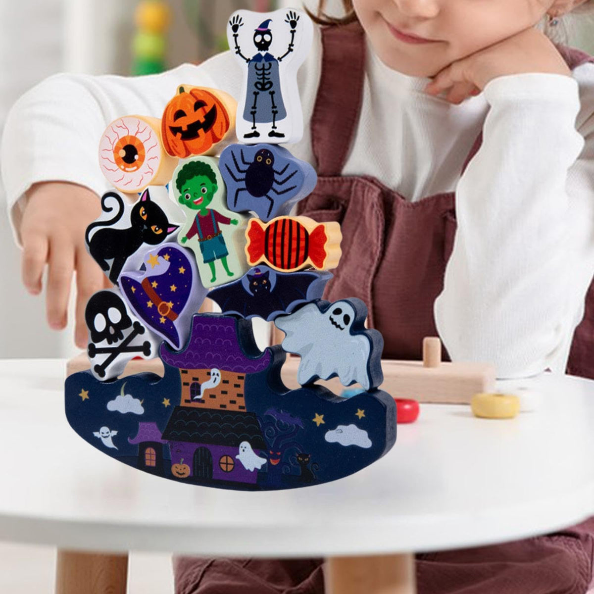 Atorse Stacking Balancing Block Halloween Gifts For Birthday Kids Children Toddlers|Baby | Toys For Baby | Developmental Baby To