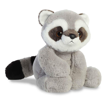 Aurora Adorable Flopsie Roy Raccoon Stuffed Animal - Playful Ease - Timeless Companions - Gray 12 Inches