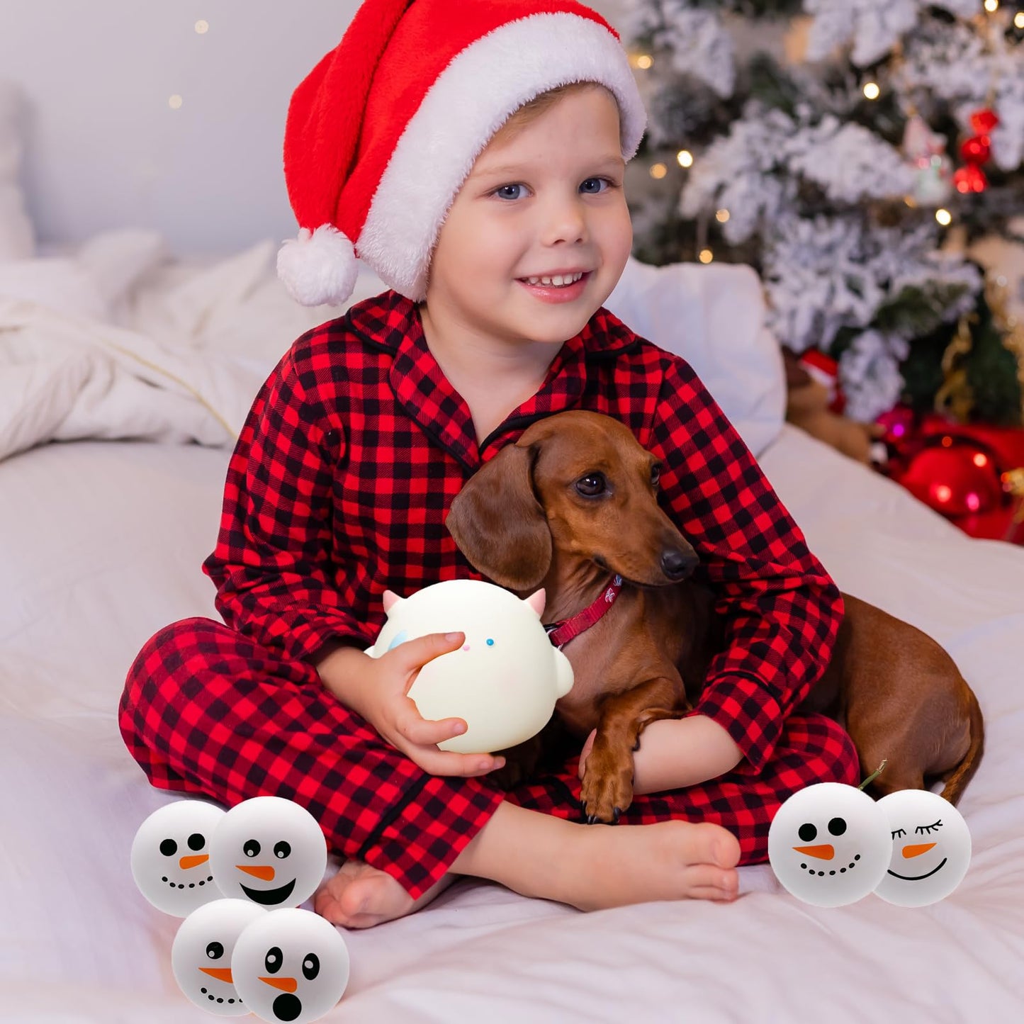 funnysquee Cute Horned Monster Squishies Toy,Stress Balls for Kids Adults,Small Monster Stress Relief Squeeze Toys for Kid Chris