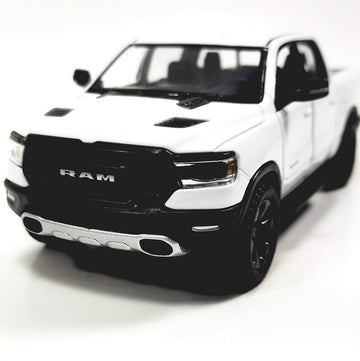 KiNSMART 2019 Dodge Ram 1500 Diecast Truck 1/46 Scale - White, Model k5365dy