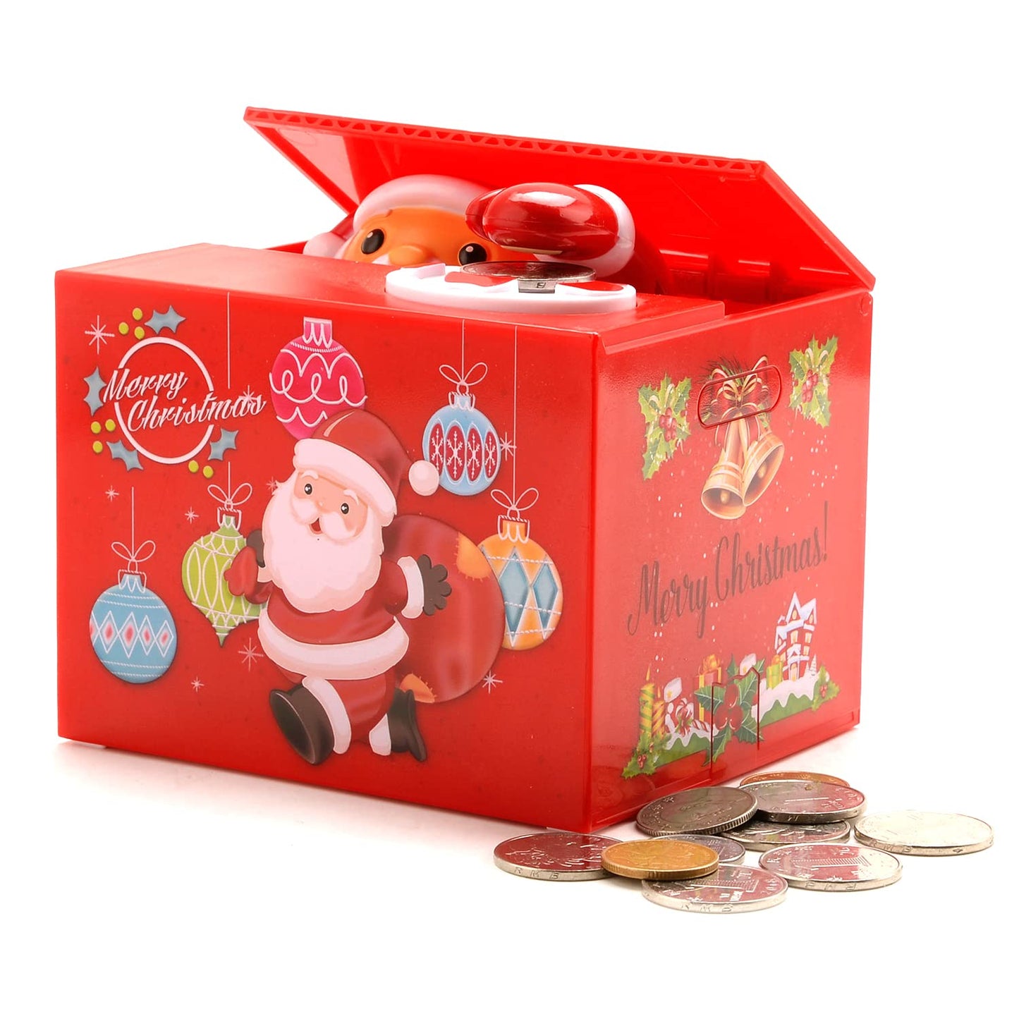 Piggy Bank Steal Coin Box Electronic Money Bank Cute Money Saving Box With Smart Voice Prompt, Great Gift For Boys Girls Kids In