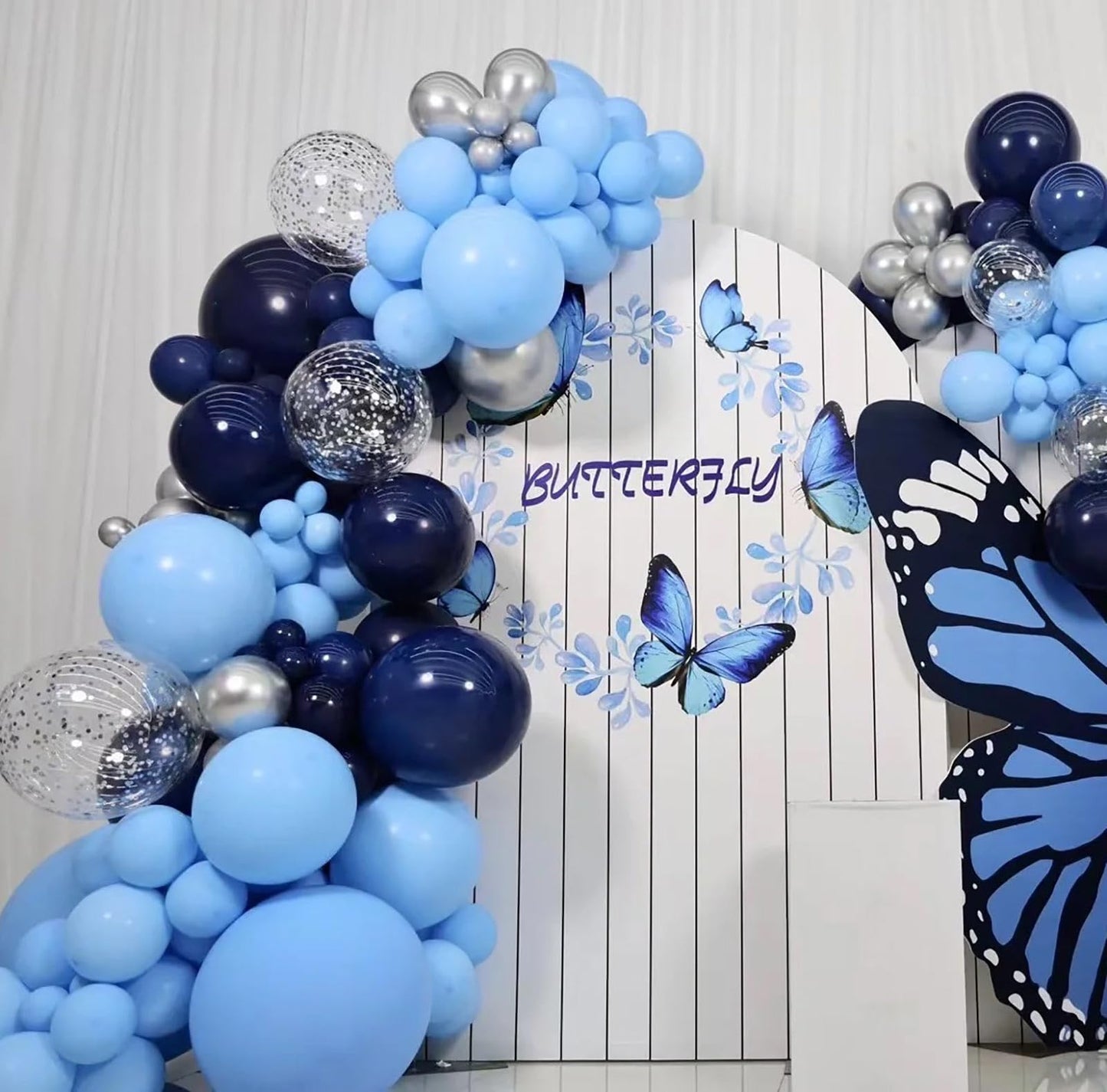 Kalor 12 Inch Light Blue Balloons, 50 Pcs Latex Helium Balloons For Kid'S Birthday Party, Baby Shower, Wedding, Graduate Party Decorations