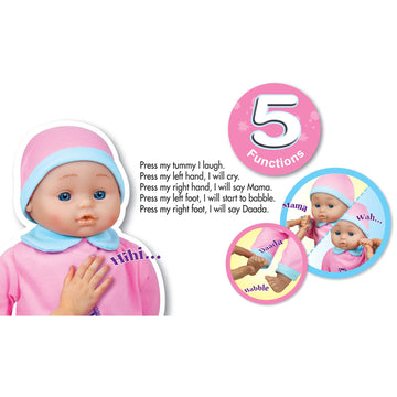 Lissi Doll - Interactive Baby With Accessories, Pink