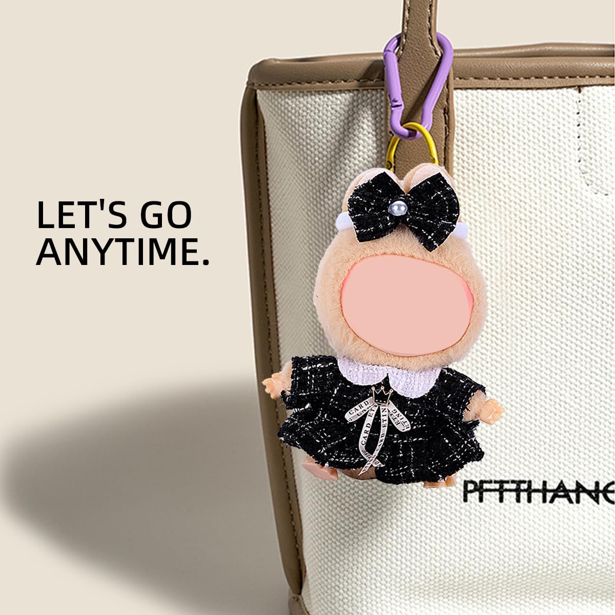 17cm Doll Clothes Set enhanced Jeans & Knitted Sweater Outfit for 17cm 15cm Dolls Cute Dress Up Fashion No Doll Included (Black 17cm/15cm)