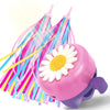 1 Pack Kids Bike Bell And 2 Pack Kids Bike Streamers For Children'S Bike Accessories (Pink, Red,& Blue) (Pink & Purple)