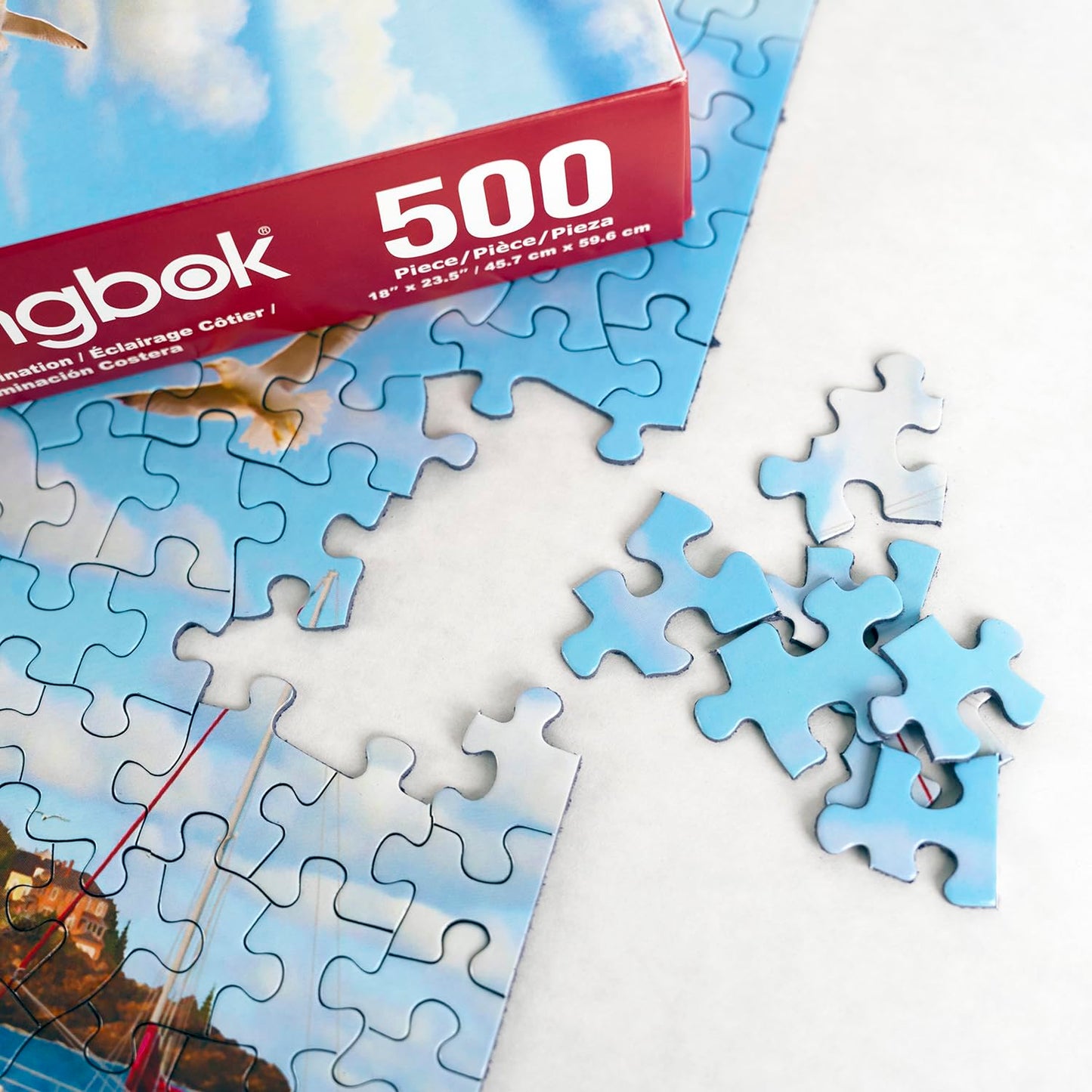 Springbok'S Coastal Illumination 500 Piece Jigsaw Puzzle For Adults Features An Idealic Costal Retreat - Made In The Usa