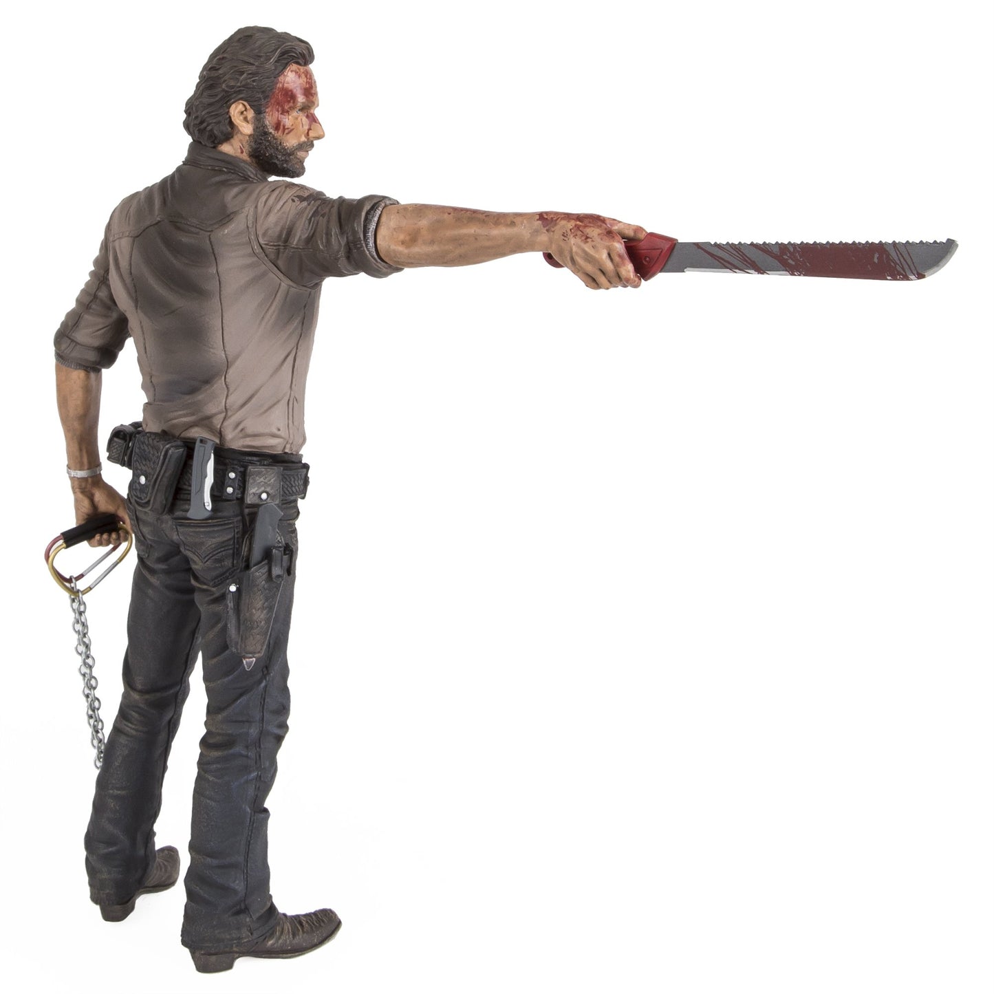 Mcfarlane Toys The Walking Dead Tv 10' Rick Grimes Vigilante Edition Deluxe Figure