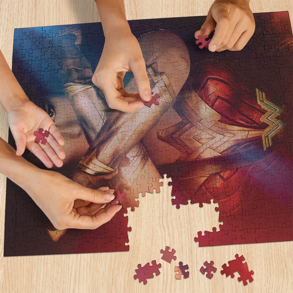 GRAPHICS & MORE Wonder Woman 500 Piece Jigsaw Puzzle, 21" x 16", Paperboard, Poster 3 for Adults