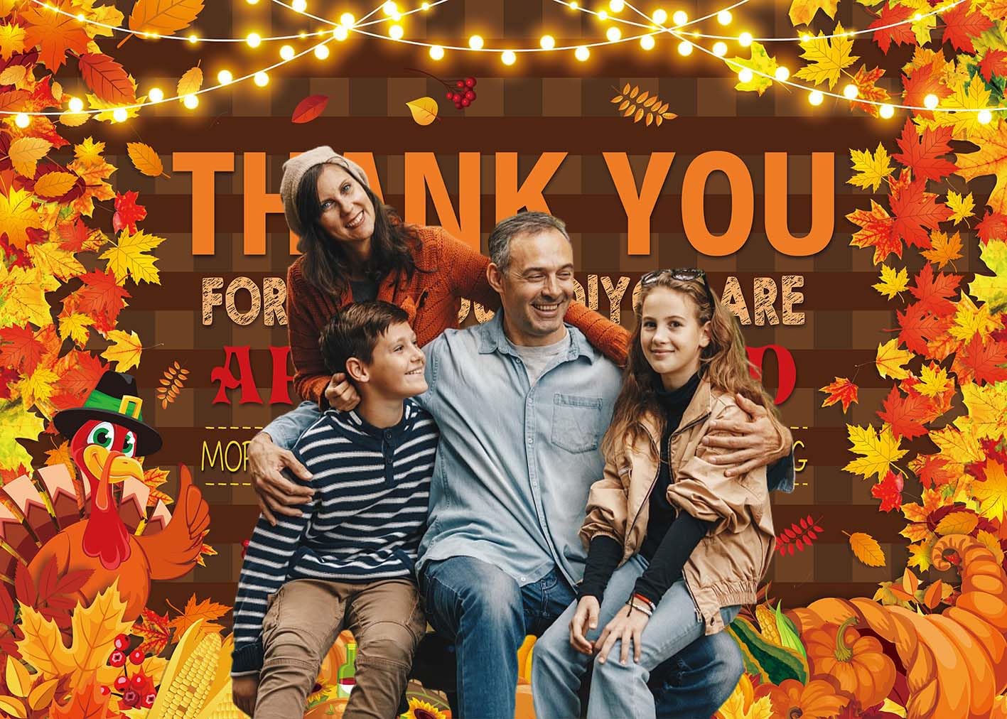 Fall Thanksgiving Backdrop Fall Thank You for All You Do Photography Backgound Thanksgiving Appreciated Friendsgiving Give Thank