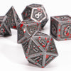 HNCCESG D&D Dice,DND Dice Set for Dungeons and Dragons,D20 Metal Dice for Gaming Dice Set D and D Dice or RPG Role Playing MTG T