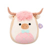 Squishmallows 20in Samson The Cookie Highland Cow Plush with Bowtie – Official Jazwares Easter Jumbo Toy