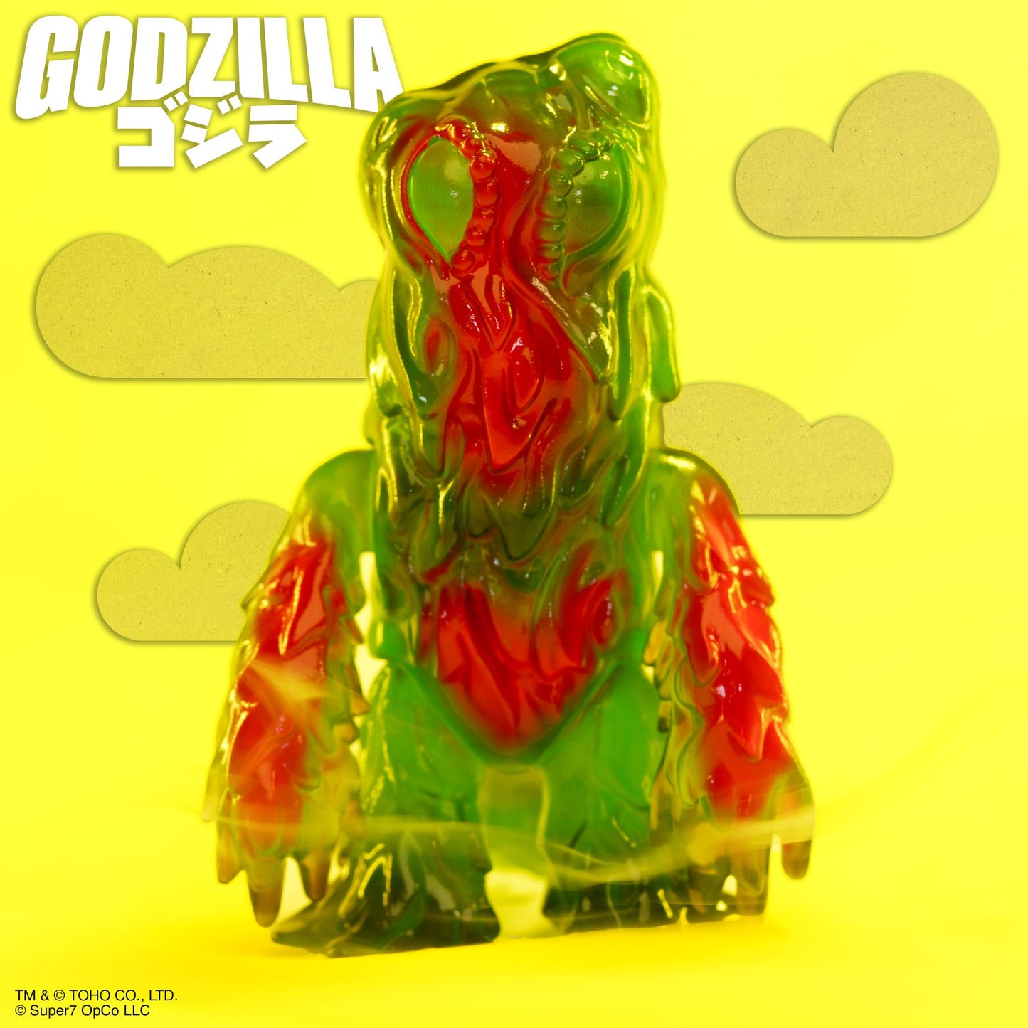 Super7 Toho Reaction Figures - Hedorah (Clear Green) Action Figure