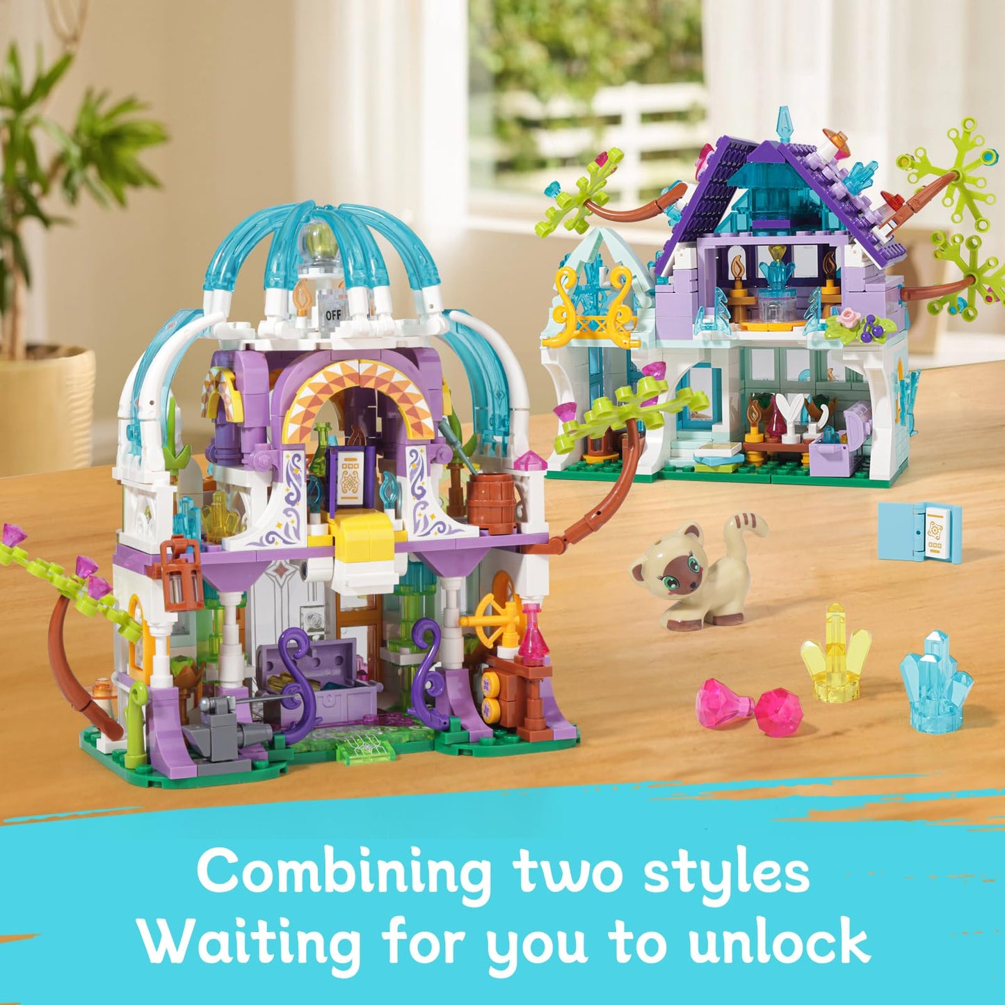 Friends House Building Set With Led Light,Compatible With Lego Friends Construction Educational Building Toys For Girls Boys Age