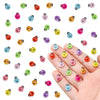 WOZADU 200 PCS Tiny Ladybug for Crafts Dollhouse Miniatures Things Luminous Mini Ladybug for Fairy Garden Micro Landscaping Decoration