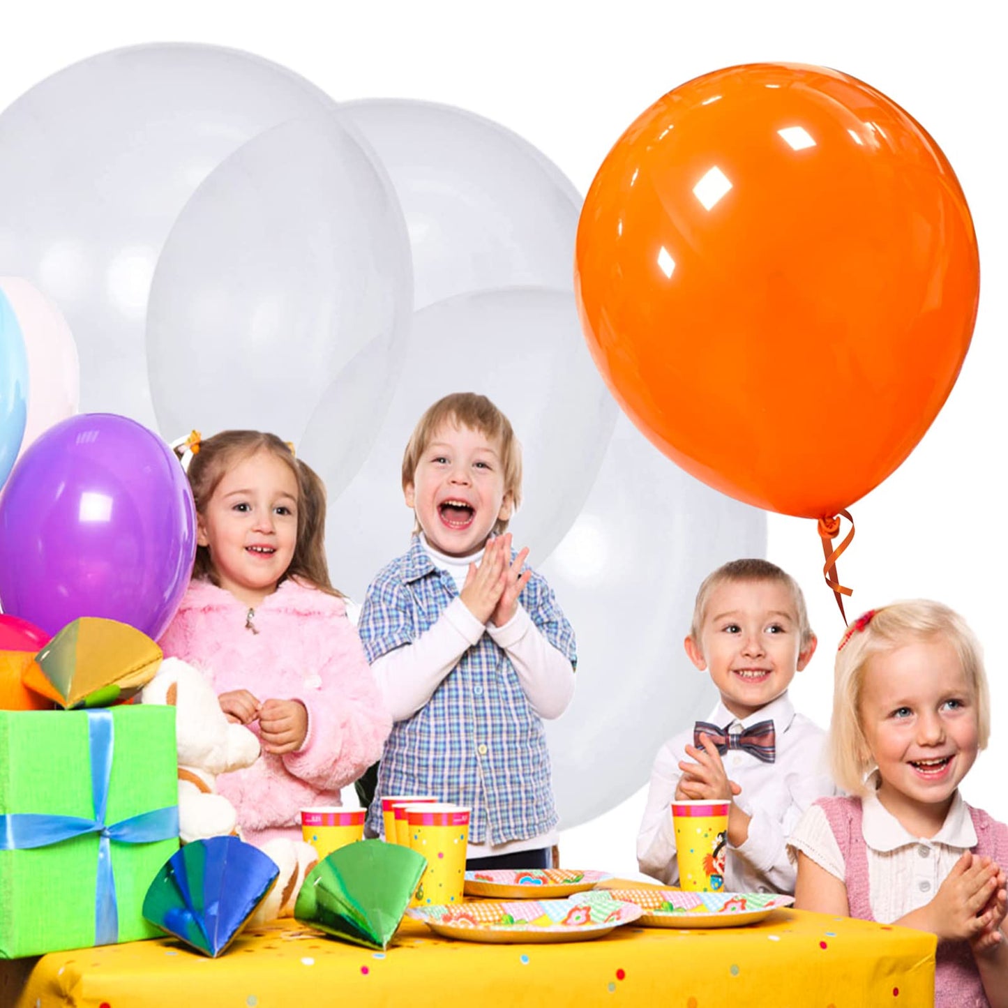 18 Inch Clear Balloons 12 Pack Large Latex Party Balloons Round Helium Balloon For Wedding Birthday Party Baby Shower Engagement