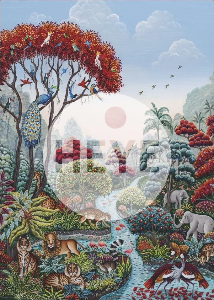 Heye Wildlife Paradise 2000 Piece Jigsaw Puzzle, Zilver